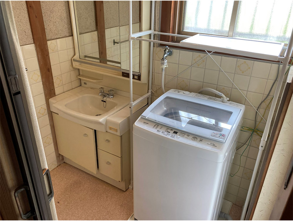 よこいの家吉津の洗面所